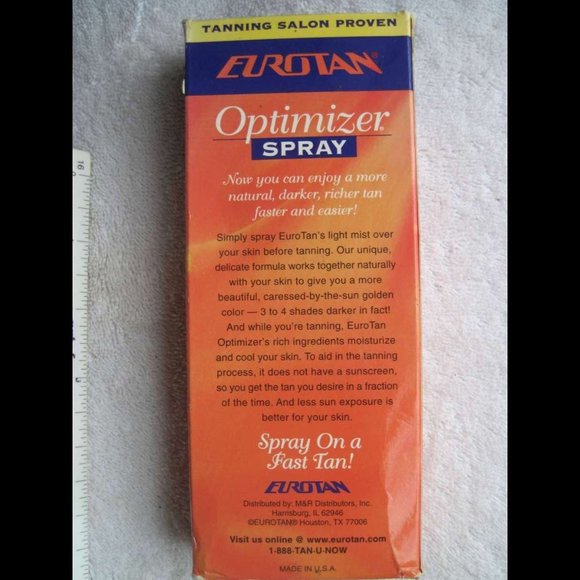 Eurotan Optimizer Spray Tan 4.15Floz Salon Proven Tattoos Natural Dark Fast Easy - Picture 4 of 9